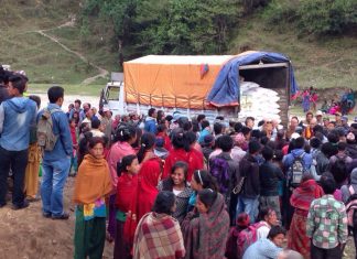 Tăng Đoàn GHPGVNTN cứu trợ các nạn nhân động đất tại Nepal