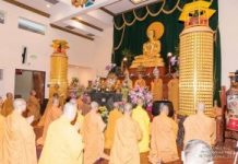 Tăng Đoàn GHPGVNTNHN Tổ Chức An Cư tại Chùa Điều Ngự PL.2562 năm 2018