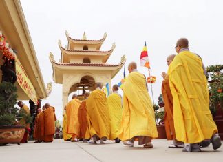 Khóa An Cư Kiết Hạ của Tăng Đoàn GHPGVNTN HN PL. 2563 – DL. 2019 Ngày Thứ Hai – 05/06/2019