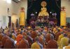 Bản Tin An Cư của Tăng Đoàn GHPGVNTNHN ngày 19-6-2018 Chư Tôn Đức Tăng Ni công phu khuya