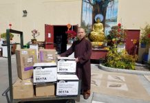 Sự Chung Tay Đóng Góp Của Quý Đồng Bào Đồng Hương Phật Tử Vì Nhân Dân Hoa Kỳ HT. Thích Viên Huy với 20,000 chiếc khẩu trang y tế N95 cho 2 bang New York & NewJersey