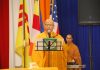 Diễn Văn Khai Mạc Hội Nghị Thường Niên Và Khóa Tu Học 2018 của Hòa Thượng Thích Viên Lý, Chủ Tịch HĐĐH Tăng Đoàn GHPGVNTN Hải Ngoại Hòa Thượng Thích Viên Lý đọc diễn văn khai mạc