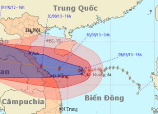 Văn phòng II VHĐ ra Thông Tư cứu trợ bão lụt miền Trung, Việt Nam Bão Wutip