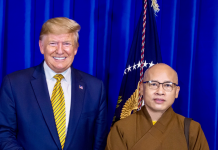 Hòa Thượng Thích Viên Lý Hội Kiến Tổng Thống Donald Trump