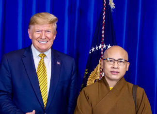 Hòa Thượng Thích Viên Lý Hội Kiến Tổng Thống Donald Trump