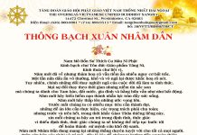 THÔNG BẠCH TẾT NHÂM DẦN