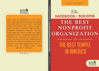 The Handbook of Building The Best Nonprofit Organization or The Best Temple in America – Author THICH VIEN LY