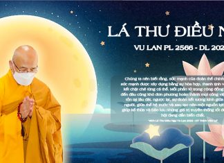 LÁ THƯ ĐIỀU NGỰ Mùa Vu Lan PL 2566 – DL 2022 | HT THÍCH VIÊN LÝ