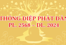 THÔNG ĐIỆP PHẬT ĐẢN PL. 2568 – DL. 2024
