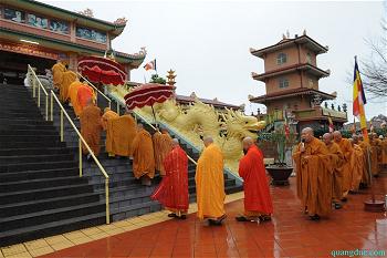 an cư tại tu viện Quảng Đức