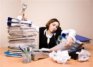 busy woman