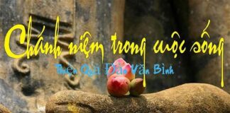 Chánh niệm trong cuộc sống