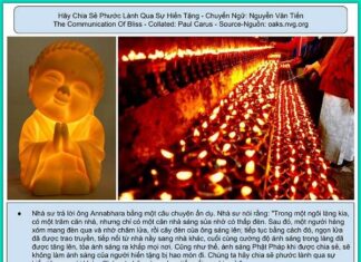 Hãy chia sẻ phước lành qua sự hiến tặng
