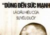 Dùng Đến Sức Mạnh Là Dấu Hiệu Sự Yếu Đuối