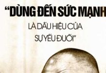 Dùng Đến Sức Mạnh Là Dấu Hiệu Sự Yếu Đuối