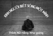 Kinh Người Biết Sống Một Mình