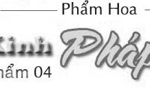 Kinh Pháp cú – Phẩm Hoa
