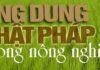 Ứng Dụng Phật Pháp Trong Nông Nghiệp