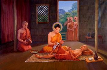 sick-monk-with-buddha-and-ananda