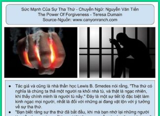 Sức Mạnh Của Sự Tha Thứ (song ngữ)