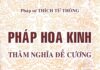 Pháp Hoa Kinh Thâm Nghĩa Đề Cương