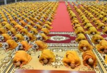 Thúc liễm thân tâm là giữ gìn Chánh pháp