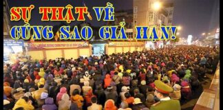 Sự thật về cúng sao giải hạn