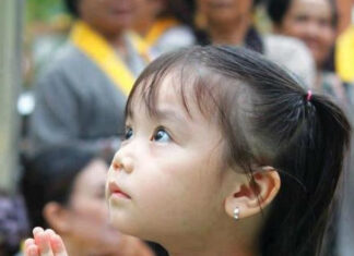 Cầu Trời, Khẩn Phật