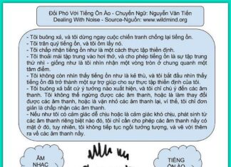 Đối Phó Với Tiếng Ồn Ào (song ngữ)