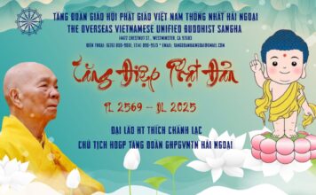 TĂNG ĐIỆP PHẬT ĐẢN PL 2569 – DL 2025
