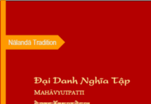 Đại Danh Nghĩa Tập – Danh Mục Thuật Ngữ Phật Học Nền Tảng Tạng – Phạn – Việt – Hoa | Chủ Biên – Tuệ Sỹ Soạn Tập – Võ Quang Nhân
