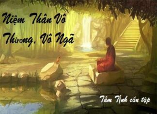 Niệm thân vô thường, vô ngã