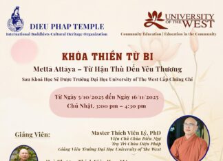 KHAI GIẢNG LỚP THIỀN TỪ BI
