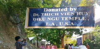 Tăng Đoàn GHPGVNTN Hải Ngoại và Hoa Sen Việt cúng dường $20,000 cứu trợ Myanmar sau trận động đất 7.7 độ Richter