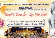 THƯ MỜI THAM DỰ PHÁP HỘI QUAN ÂM