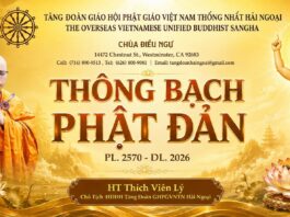 THÔNG BẠCH PHẬT ĐẢN PL 2570 – DL 2027