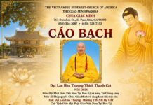 Cáo Bạch: Đại Lão Hòa Thượng Thích Thanh Cát viên tịch, trụ thế 101 năm